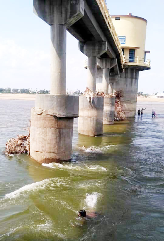 kollidam river watter pump